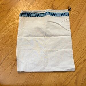 Tory Burch Dust Bag 12”x15” purple/turquoise